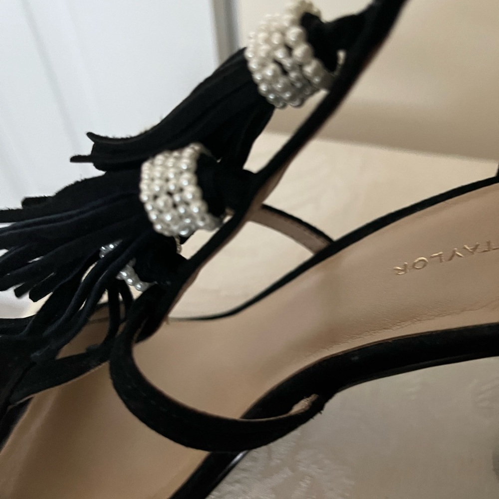 AnnTaylor Adina fringe suede pump - Picture 2 of 7